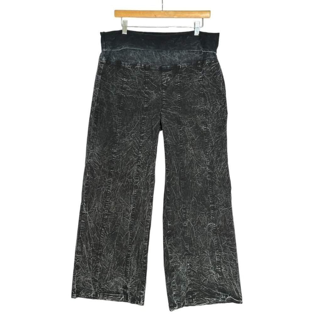 XCVI Black Wide Leg Pants L - Picture 2 of 8